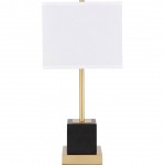 Elegant Decor Lana 1 Light Brass Table Lmap