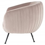 Sofia Blush Fabric Occasional Chair, HGDH138