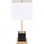 Elegant Decor Lana 1 Light Brass Table Lmap