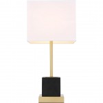 Elegant Decor Lana 1 Light Brass Table Lmap