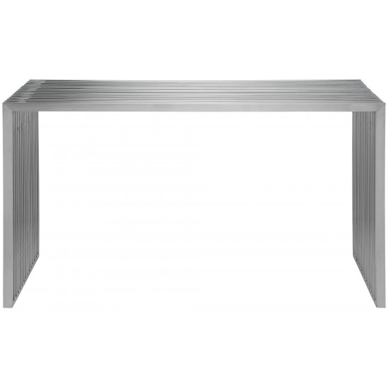 Amici Silver Metal Console Table