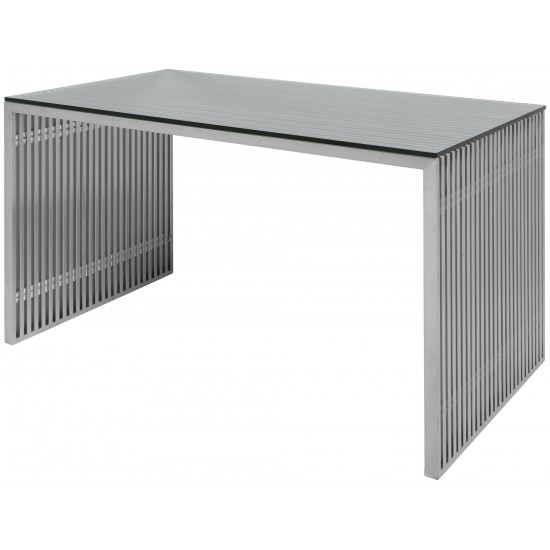 Amici Silver Metal Desk