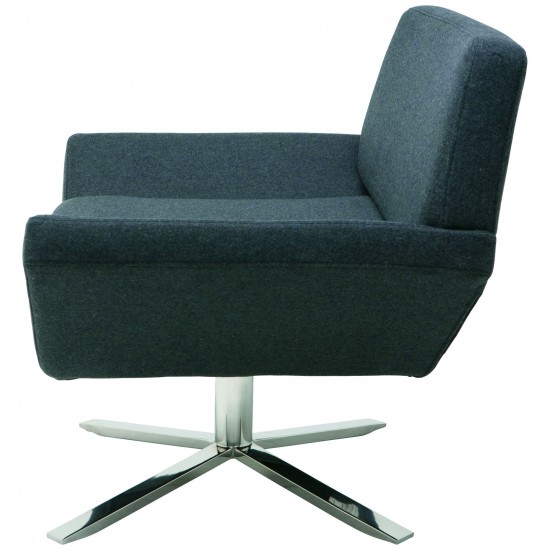 Sly Dark Grey Fabric Occasional Chair