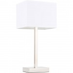 Elegant Decor Katherina 1 Light Polished Nickel Table Lamp