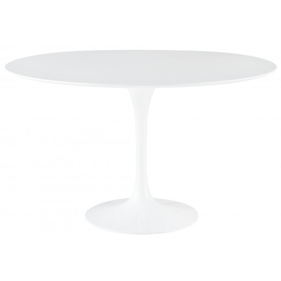 Cal White Wood Dining Table, HGEM172