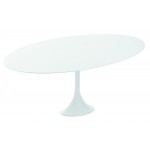 Echo White Wood Dining Table