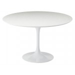 Echo White Wood Dining Table