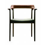 Caitlan Black Leather Dining Chair, HGEM225