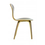 Satine Walnut Wood Dining Chair