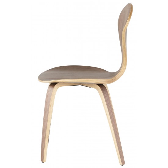 Satine Walnut Wood Dining Chair