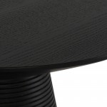 Anika Black Wood Side Table