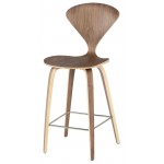 Satine Walnut Wood Counter Stool, HGEM356