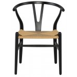 Alban Black Wood Dining Chair