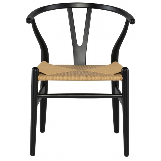 Alban Black Wood Dining Chair