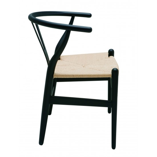 Alban Black Wood Dining Chair