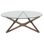 Star Walnut Wood Coffee Table, HGEM370