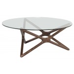 Star Walnut Wood Coffee Table, HGEM370