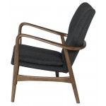Patrik Dark Grey Fabric Occasional Chair, HGEM530
