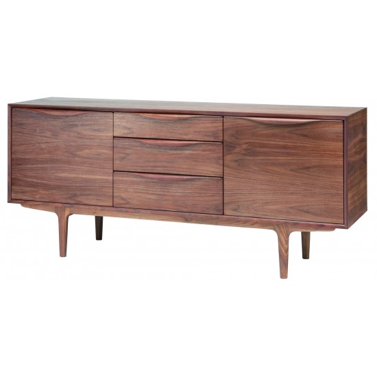 Elisabeth Walnut Wood Media Unit Cabinet, HGEM640