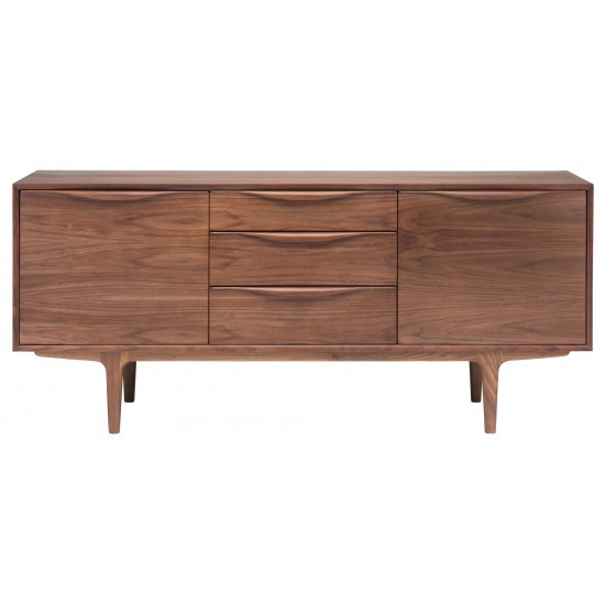 Elisabeth Walnut Wood Media Unit Cabinet, HGEM640