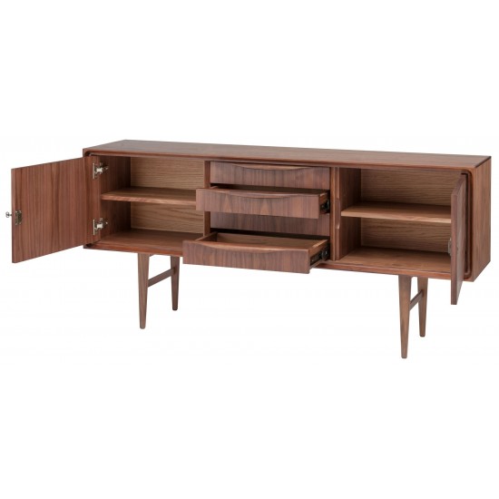 Elisabeth Walnut Wood Media Unit Cabinet, HGEM641