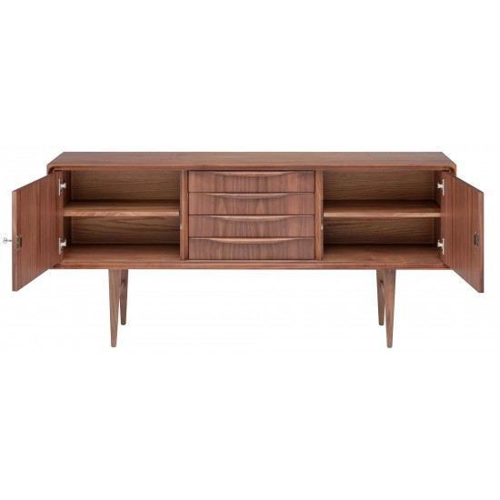 Elisabeth Walnut Wood Media Unit Cabinet, HGEM641