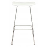 Kirsten White Leather Counter Stool, HGEM665