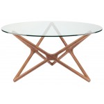 Star Walnut Wood Dining Table, HGEM707