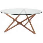 Star Walnut Wood Dining Table, HGEM710