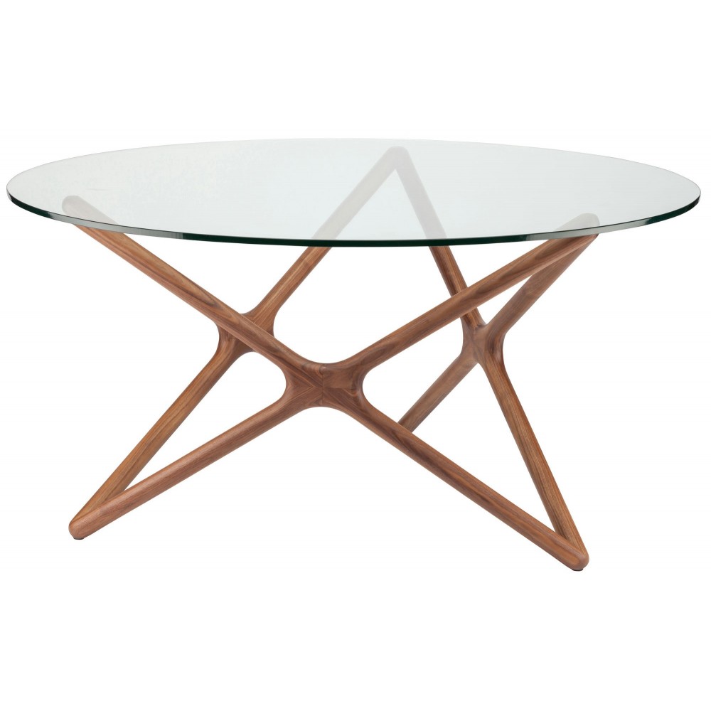 Star Walnut Wood Dining Table, HGEM710