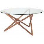 Star Walnut Wood Dining Table, HGEM710