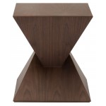 Giza Walnut Wood Side Table