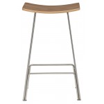 Kirsten Walnut Wood Counter Stool