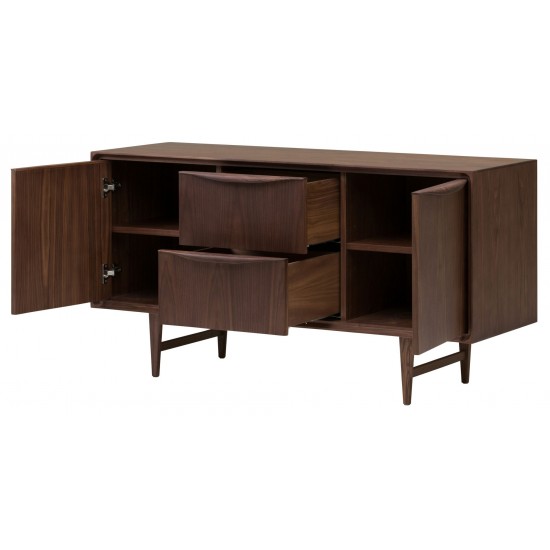 Elisabeth Walnut Wood Sideboard Cabinet, HGEM731