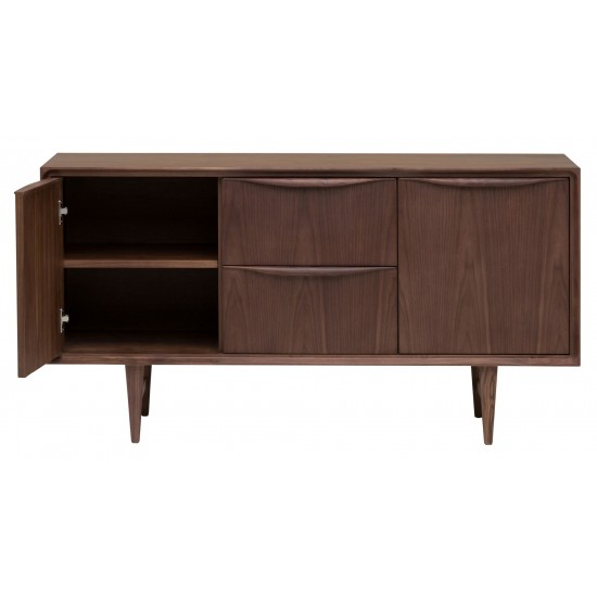 Elisabeth Walnut Wood Sideboard Cabinet, HGEM731