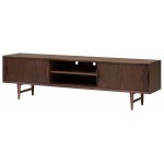 Elisabeth Walnut Wood Media Unit Cabinet, HGEM732