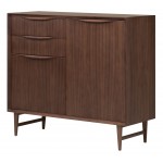 Elisabeth Walnut Wood Sideboard Cabinet, HGEM734