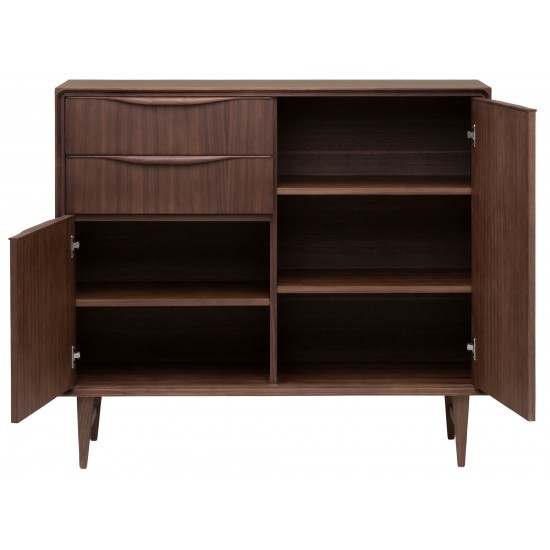 Elisabeth Walnut Wood Sideboard Cabinet, HGEM734