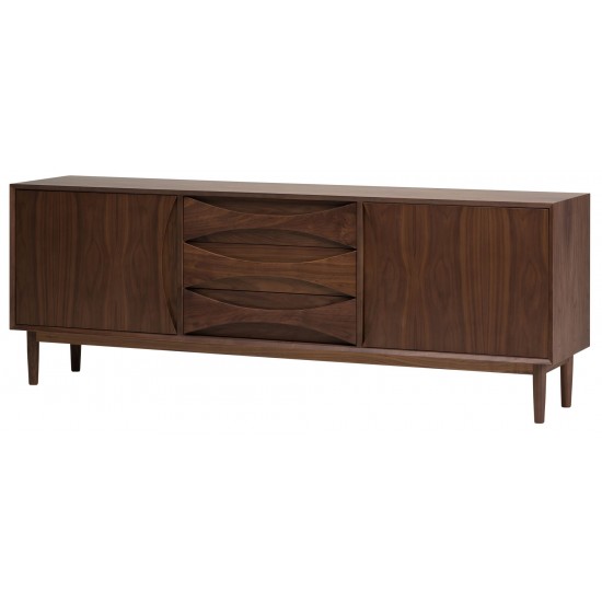 Adele Walnut Wood Sideboard Cabinet