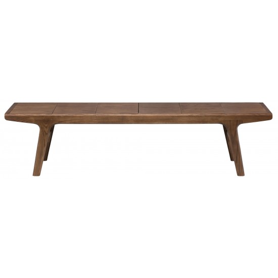 Lucien Black Naugahyde Occasional Bench, HGEM774