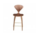 Satine Walnut Wood Counter Stool, HGEM795