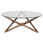 Star Walnut Wood Coffee Table, HGEM821