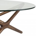 Star Walnut Wood Coffee Table, HGEM821