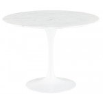 Cal White Stone Dining Table, HGEM845