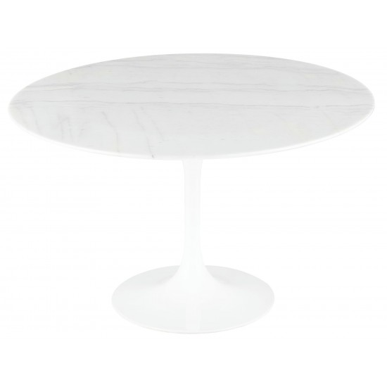 Echo White Stone Dining Table, HGEM851