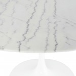 Cal White Stone Dining Table, HGEM857