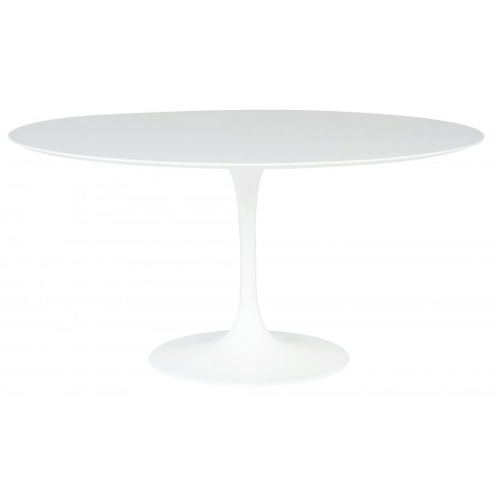 Cal White Wood Dining Table, HGEM861