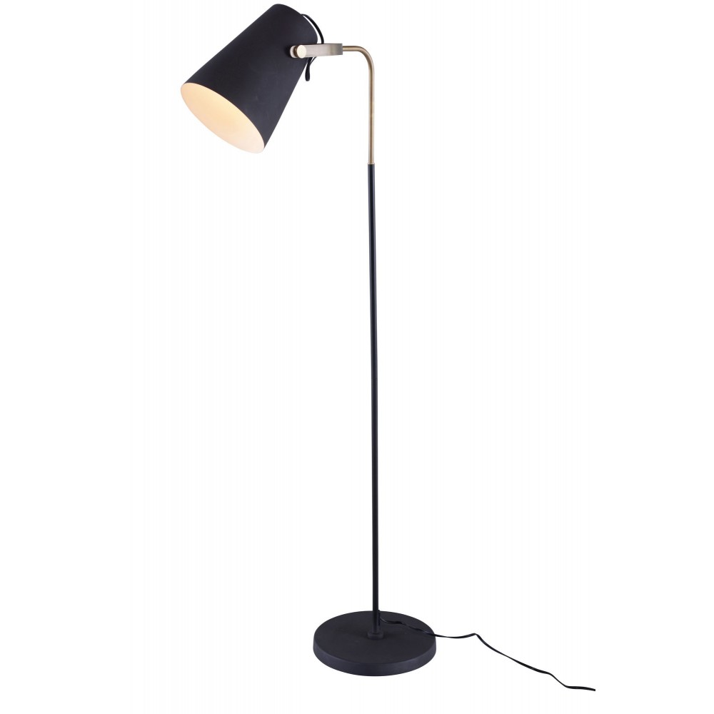 Sawyer Dark Grey Metal Floor Lighting