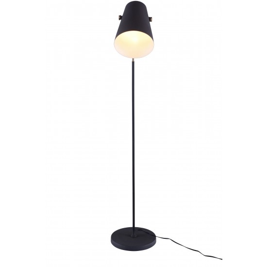 Sawyer Dark Grey Metal Floor Lighting