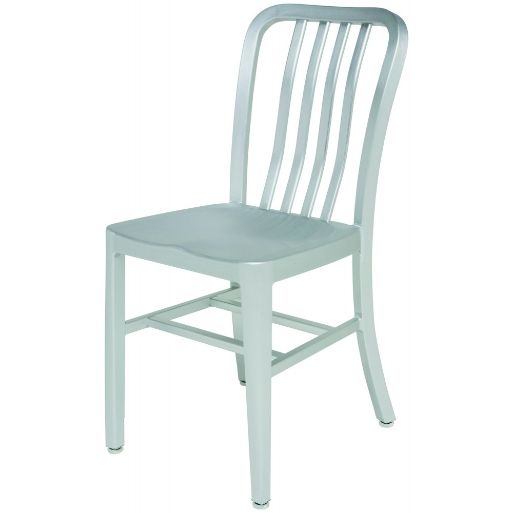 Soho Silver Metal Dining Chair